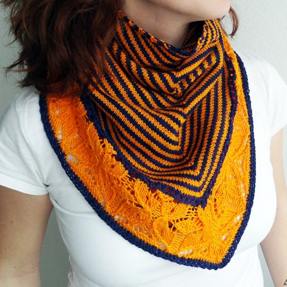 Flickflauder shawl in persona person