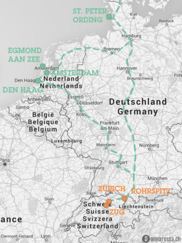 roadtrip route map karte schweiz switzerland
