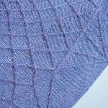 Palazzetto shawl detail knitted