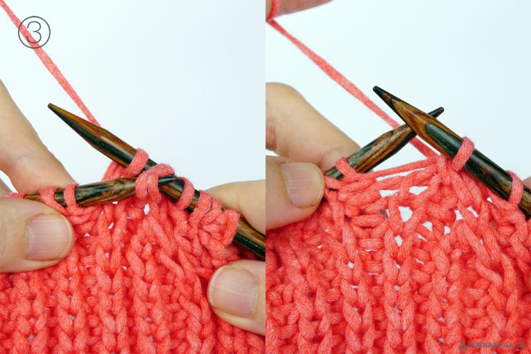 How to knit the half Fisherman's rib – DONNAROSSA