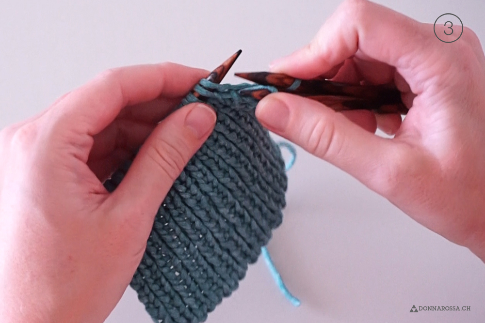 Tutorial tubular bind off italienisches abketten knit stricken schritt step 13
