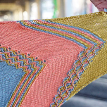 leucate shawl tuch donnarossa knitting pattern strickanleitung detail