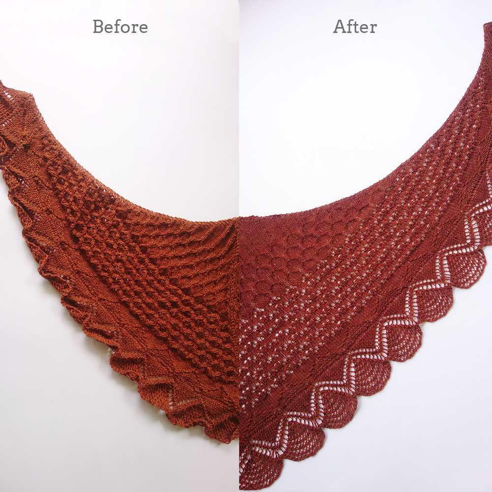 before and after blocking