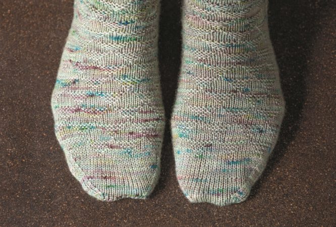 Churfirsten sock knitting pattern donnarossa toes