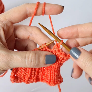 Chain bind-off knitting Tutorial donnarossa